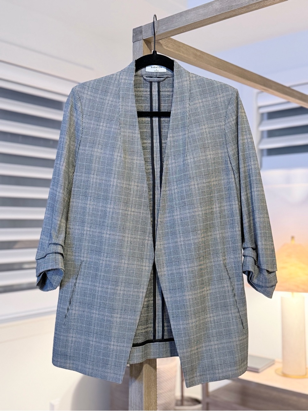 Aritzia Open-Front Blazer in Grey